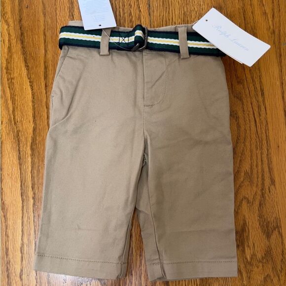 Ralph Lauren Beige Khaki Pants Size 3M NEW - Picture 1 of 3